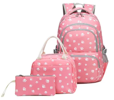 Produktbild von Mädchen-Schulrucksack, Damen-Oxford-Rucksack mit Blumenmuster, Schultasche, Outdoor-/Freizeitrucksack, Schulrucksack für Teenager