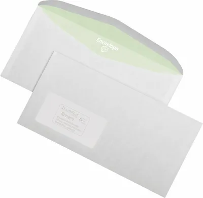 Obrázok produktu pre MAILmedia obálka Envirelope, 114 x 229 mm, biela