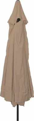 Zdjęcie produktu dla vidaXL Parasol ogrodowy Taupe 394 x 394 x 248 cm