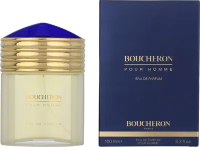 Produktbild von Boucheron Pour Homme, Männer, 100 ml, Nicht nachfüllbare Flasche, Bergamotte, Basil (herb),Coriander, Patschuli, Sandelholz