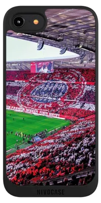 Produktbild von NIVOCASE Handyhülle für Apple iPhone 7  Hülle NIVOpure Case Schwarz FC Bayern München FCB Stadion