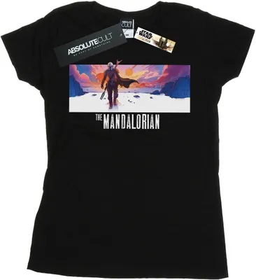 Produktbild von Star Wars - "The Mandalorian" T-Shirt für Damen BI50508 (L) (Schwarz)