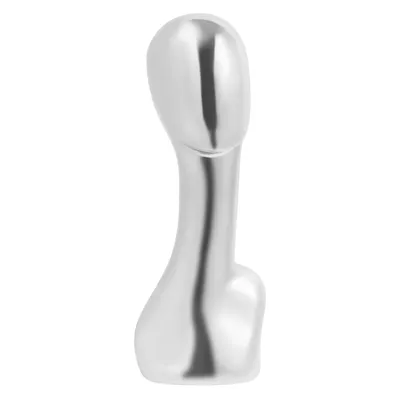Image de 53cm Tête de mannequin de table Tête de mannequin indépendante pour perruques chapeaux affichage Argent