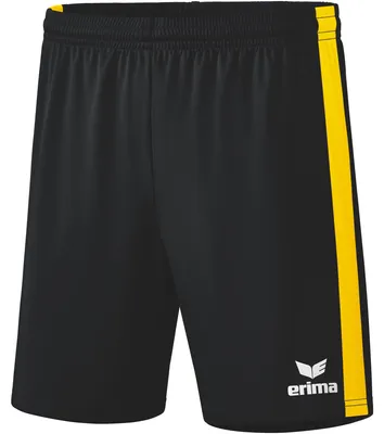 Produktbild von Erima Retro Star Shorts Schwarz/Gelb Junior
