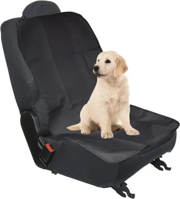 Productafbeelding van Hondenautozitplaatshoes, waterdicht, zwart, Oxford stof, voor de meeste auto's