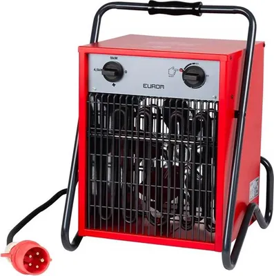 Produktbild von Eurom EK9002 HeizlÃ1/4fter, Standgerät, 9000 Watt, 2 Heizstufen, Kaltstufe, Thermostat