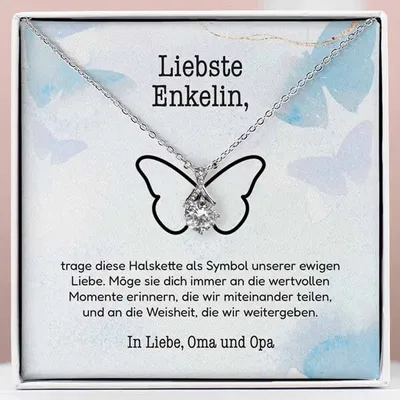 Image de Petite-fille chérie - Collier avec zircon cubique pour femme - MIA_ALLURE
