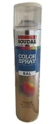 Immagine prodotto di BOMBOLETTA SPRAY ACRILICO UNIVERSALE SOUDAL 600 ML Nero Lucido RAL 9005