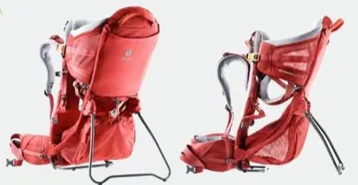 Immagine prodotto di Zaino per trasporto bambini Deuter Kid Comfort Active SL in poliammide rosso