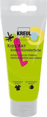 Produktbild von KREUL Kids Art Kinder-Künstlerfarbe Gelbgrün 75 ml Tube