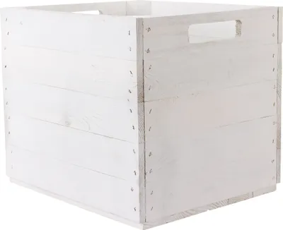 Produktbild von Neue weiße Kiste für Kallax Regal Expedit 33cm x 37,5cm x 32,5cm Einsatz Aufbewahrungsboxen Fach Schublade Einsatz Aufbewahrungskiste Regal Holz Kiste klassisch