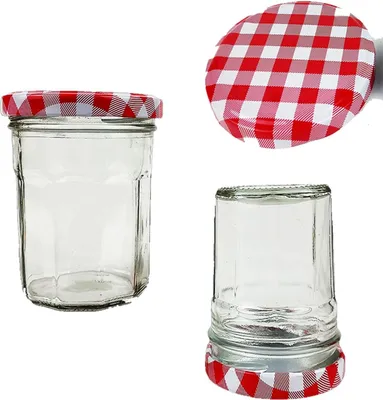 Produktbild von 8-teiliges Set luftdichte Marmeladengläser 50 ml - Kleine Einmachgläser mit Deckel