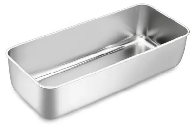 Produktbild von 30,5cm Kastenform Gro?, Edelstahl Brotbackform Brotform fš¹r Kuchen, Brot und Toast, Rechteckig Kastenbackform Backform 7,6cm Tiefe, Gesund & Ungiftig, Spš¹lmaschinenfest