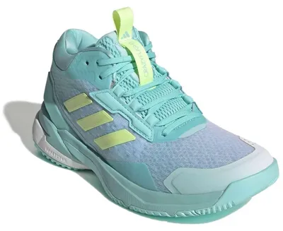 Immagine prodotto di Scarpe da sala Adidas Crazyflight 6 Mid "Flash Aqua / Hi-Res Yellow / Cloud White" da Donna