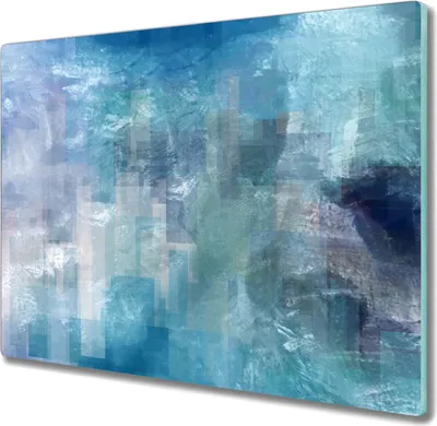 Produktbild von Coloray Hackbrett Herdabdeckplatte 60x52 cm Küchenbrett Kochplattenabdeckung Schneidebrett - Abstraktion