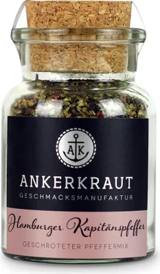 Produktbild von Hamburger Kapitänspfeffer, 70g im Korkenglas