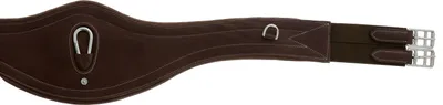 Produktbild von ERIC THOMAS FITTER Anatomischer Sattelgurt Rindsleder, Farbe:havana, Größe: 115 cm