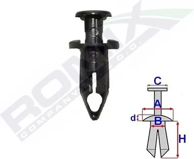 Produktbild von 10x ROMIX C70170 Clip
