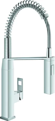 Produktbild von GROHE Eurocube, Standard, Edelstahl, Metall, Hebelgriffe, Einzelbild, 1/2"