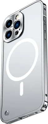 Produktbild von INF Elegantes silbernes magnetisches Aluminiumrahmengehäuse für iPhone 17
