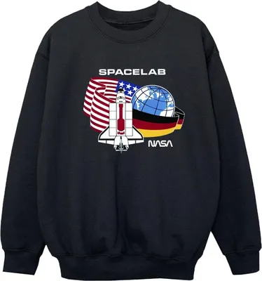 Immagine prodotto di NASA - Felpa "Space Lab" per bambina BI41560 (140-146) (Nero)