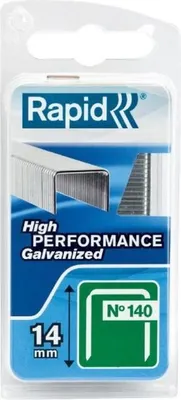 Immagine prodotto di Graffette Rapid n. 140, 16 mm, filo piatto, per plastica, tipo U, confezione da 200 pezzi