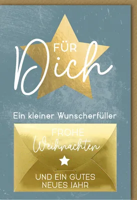 Produktbild von Weihnachten – Geldkarte - Glückwunschkarte im Format 11,5 x 17 cm