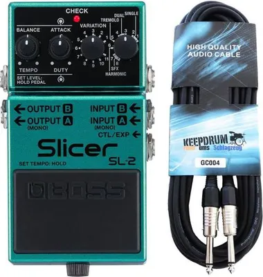 Produktbild von Boss SL-2 Slicer Effektgerät mit Kabel