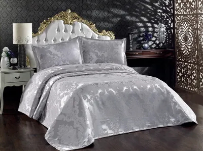 Obrázek produktu pro L'Essentiel Linge de Maison, Best - Grey, přehoz na postel, šedý, bavlna, 240 x 260 cm