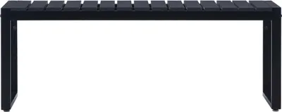 Produktbild von vidaXL Zahradní lavička 120,5 cm PS-Plate Black