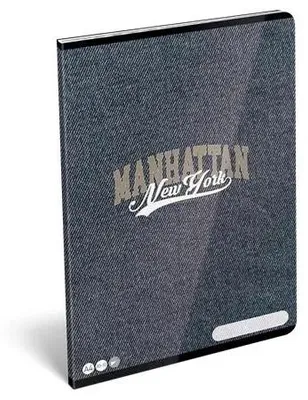 Zošit, A4, čistý, 32 listov, LIZZYSULI, "Manhattan, New York"