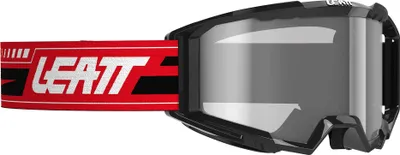 Immagine prodotto di Maschera motocross LEATT Vizion 3.5 Iriz nero rosso lente argento 35%