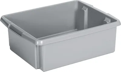 Produktbild von Sunware Aufbewahrungsbox 17L - Kunststoff - grau - 45 x 36 x 14 cm