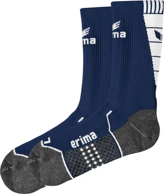 Produktbild von Erima Trainingssocken - Weiß / New Navy  | Größe: 47-48