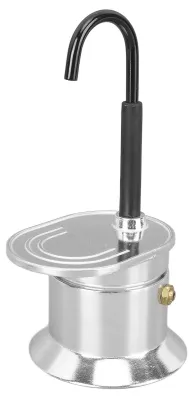 Mokka-Kaffeemaschine, 50 ml, Aluminium, silber, für Herdplatten