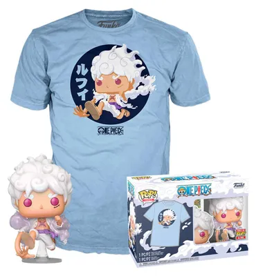Immagine prodotto di Funko Pop! Luffy Fifth Gear - Figurka Winylowa z Serii One Piece Set POP & Tee