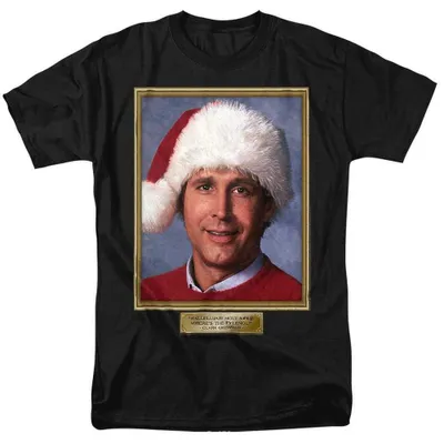 Productafbeelding van National Lampoon's Christmas Vacation - "Hallelujah" T-shirt voor heren/dames, uni model, TV38427 (XXL) (zwart), AI-gegenereerde afbeelding