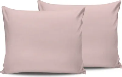 Produktbild von L'Essentiel Linge de Maison, Dusty Rose, Staubige Rose, Kissenbezug-Set (2 Stück), 100 % BAUMWOLLE RANFORCE, 50 x 70 cm