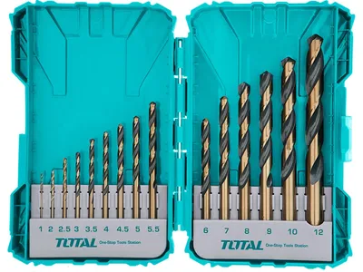 Imagen del producto de Total TACSDL51501: Juego de 15 brocas HSS