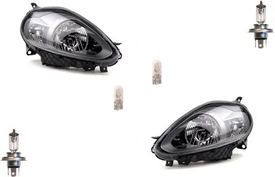 Obrázok produktu pre Johns, svetlomety vhodné pre Fiat Punto (199) 10/09- + Leuchtmitt. Sada v?avo, vpravo