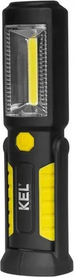 Produktbild von Wiederaufladbare Werkstatt-Taschenlampe (3.7V 800mAh-Li) mit Haken, Magnet 2W COB LED/3 LED