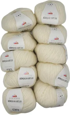 Produktbild von Alpacawol Crème Garn 500g