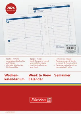 Produktbild von BRUNNEN Wochenkalendarium Business '26 | A5