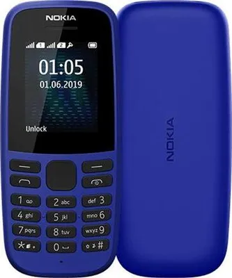 Image de Nokia 105 (2019) TA-1174 Bleu, 1,77", TFT, 120 x 160 Pixel, 4 MB, 4 MB, Double SIM, Version USB microUSB