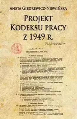 Produktbild von Projekt Kodeksu pracy z 1949 r.