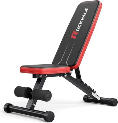 Imagen del producto de Banco de pesas plegable, capacidad de 300 kg, banco de entrenamiento ajustable, 95% preensamblado, con respaldo ajustable en 9 posiciones, banco de fitness compacto, plegable en 1 segundo, ideal para uso doméstico