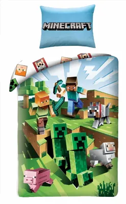 Zdjęcie produktu dla Pościel Minecraft 160x200 Alex Stiff Pig owca