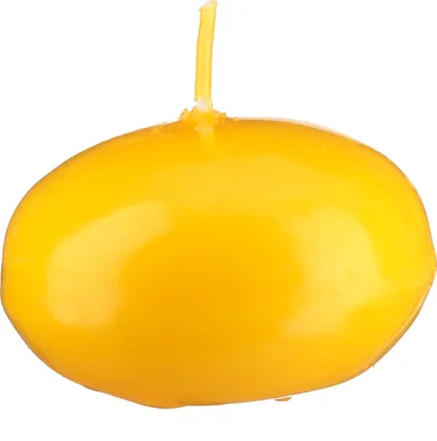 Produktbild von XXL Schwimmkerzen Goldgelb Gelb 3,2 x 8 cm, 8 Stück Dose