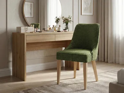 Obrázek produktu pro Designová židle Diamond v zelené barvě – elegantní tvar a ergonomicky tvarovaná opěrka zad