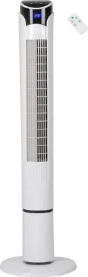 Obrázek produktu pro Věžový ventilátor Elite ETTF-0332, 45W, 100 cm, časovač, 3 rychlosti, LED displej, dálkové ovládání, bílý